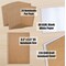 Better Office Products Kraft Notebooks, Blank Unlined, 8.3in. x 5.5in. A5 Size, 60 White Pages, 80 GSM, Soft Cover, 24PK 25022 - alternate 5